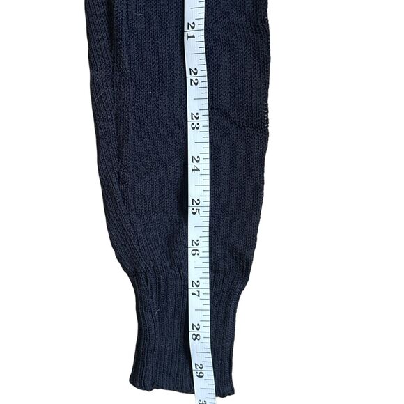 POL Sweater Womens Medium Blue Red Green Striped V-Neck Knit Pullover Preppy - Picture 9 of 9